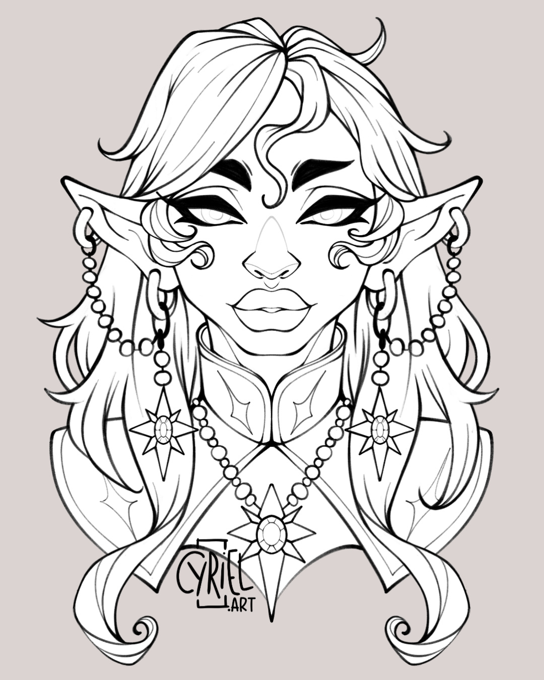 Lineart - Colored background Lineart - Colored background