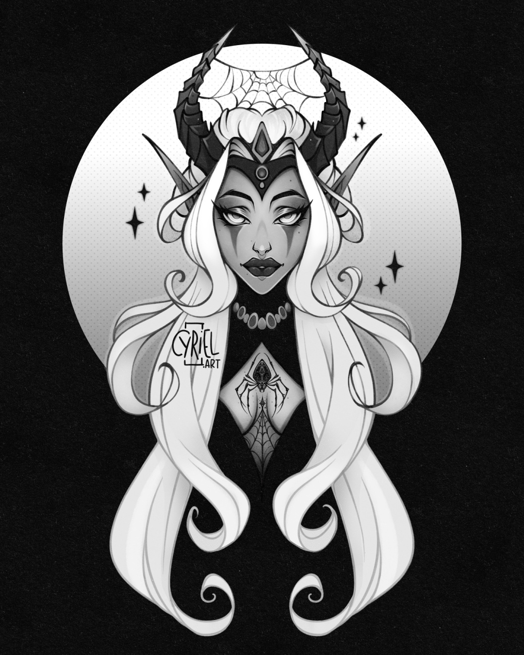 Greyscale - Symmetrical Bust Greyscale - Symmetrical Bust